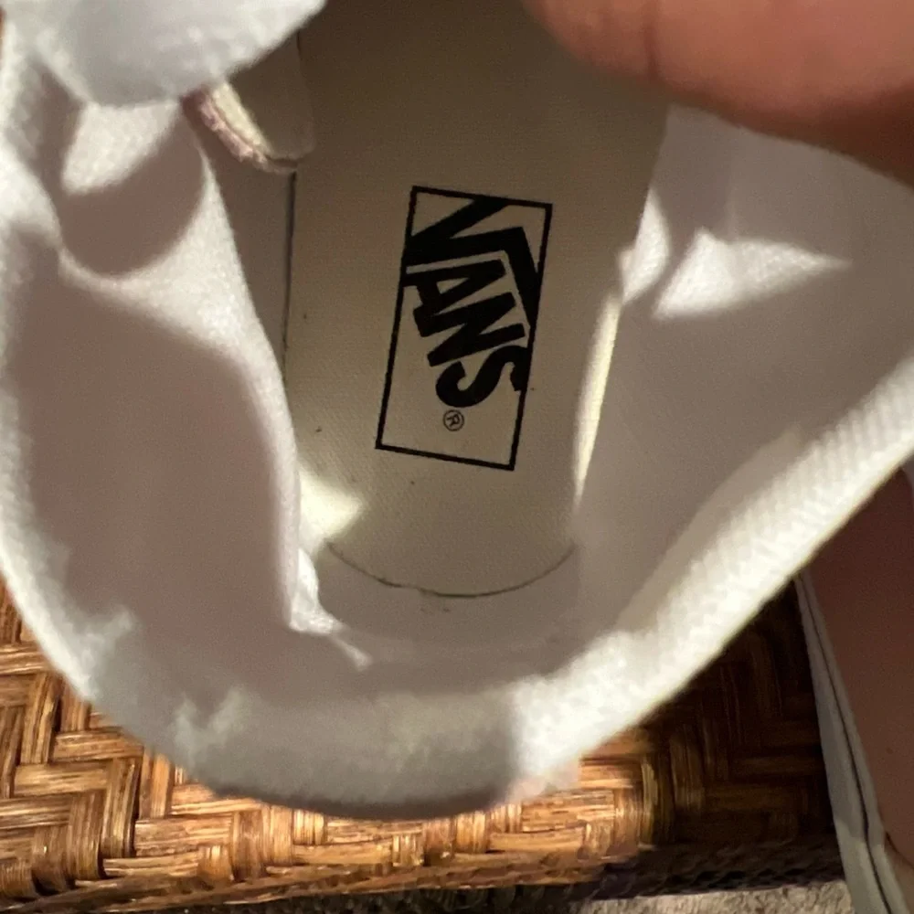 Vans Sk8-Hi Skate Shoes Sneakers Tapered Athletic Rose White Womens 9 Mens 7.5